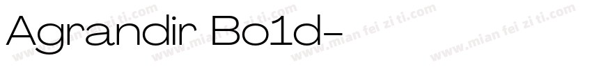 Agrandir Bo1d字体转换
